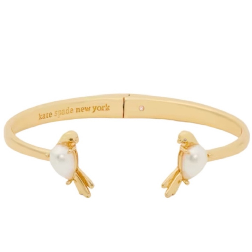 Kate Spade Spring Scene Bird Cuff Bracelet NWT